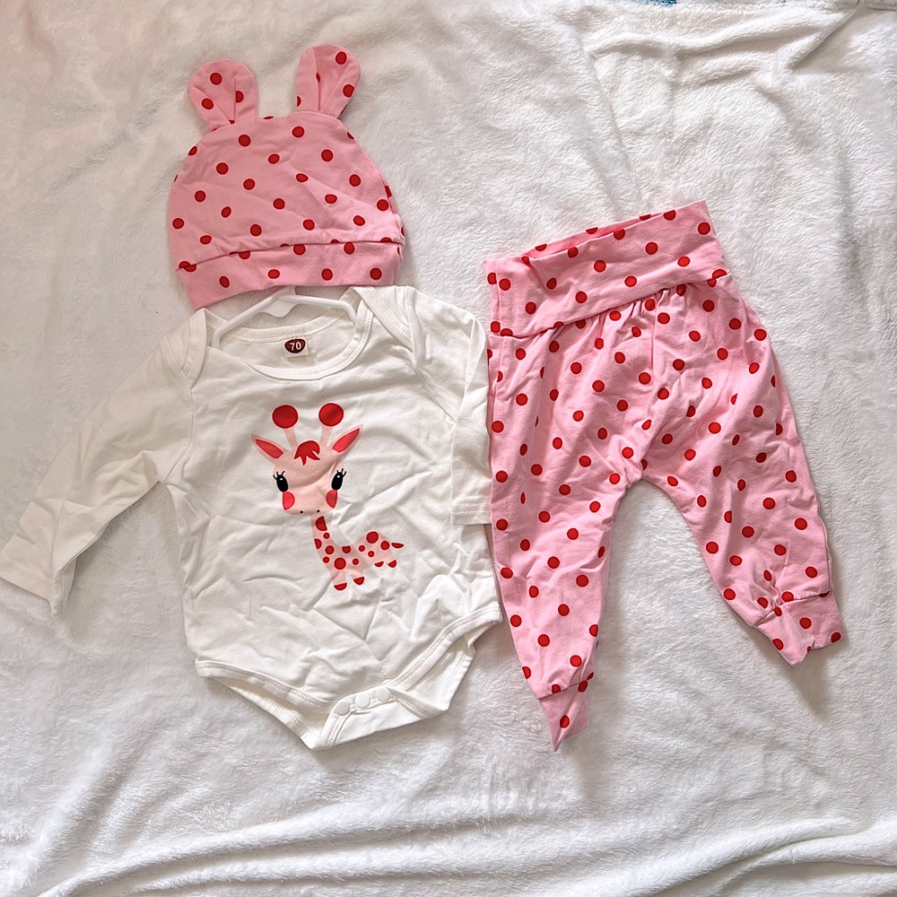 3-Piece Set Baby Girl Outfit | BRAND NEW